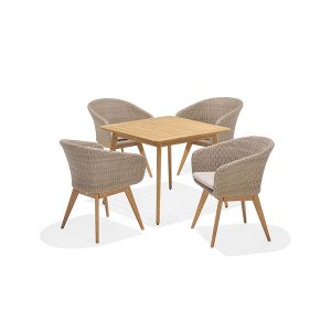 Hoouzy – Bàn ngoài trời Martinique 4-seater dining set