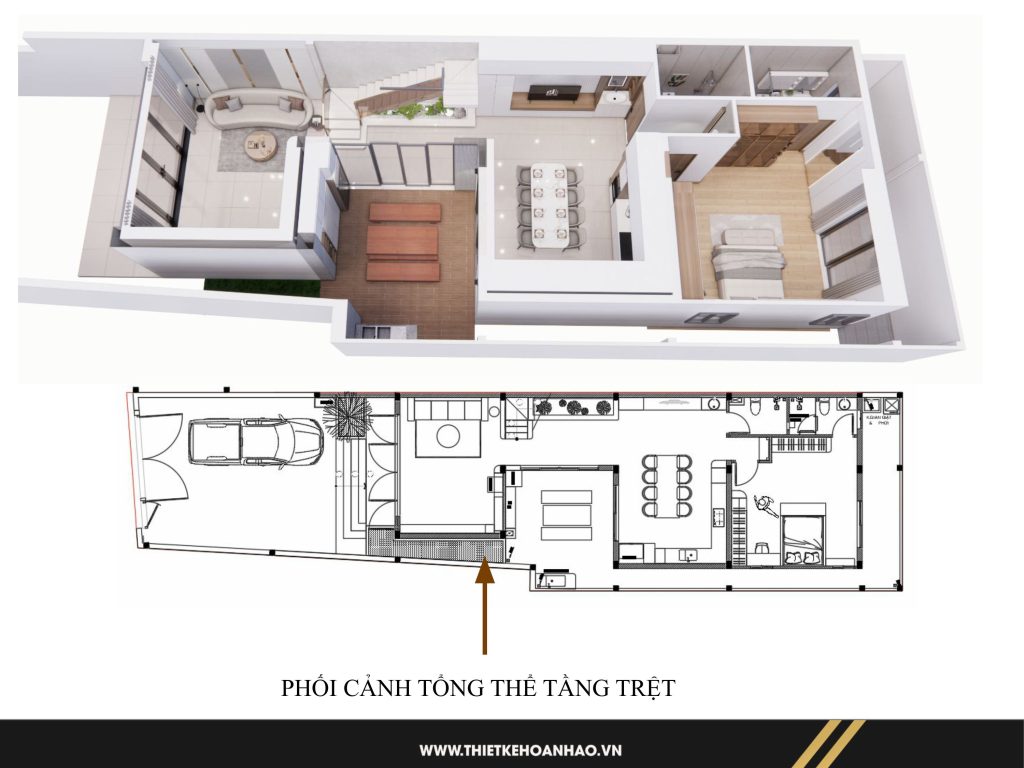 BẢN THIẾT KẾ PHỐI CẢNH NHÀ ANH LƯƠNG ANH